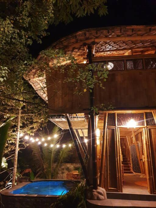 Eco Bamboo Island Bali - Bamboo House #4 Villa Selat Kültér fotó