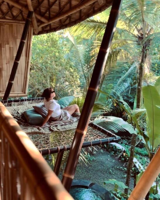 Eco Bamboo Island Bali - Bamboo House #4 Villa Selat Kültér fotó