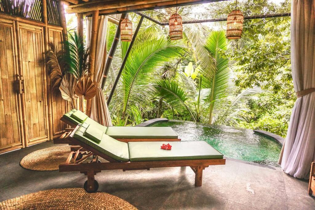 Eco Bamboo Island Bali - Bamboo House #4 Villa Selat Kültér fotó
