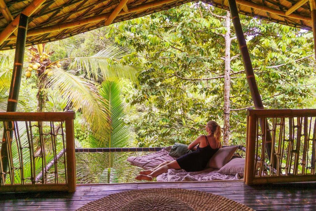 Eco Bamboo Island Bali - Bamboo House #4 Villa Selat Kültér fotó