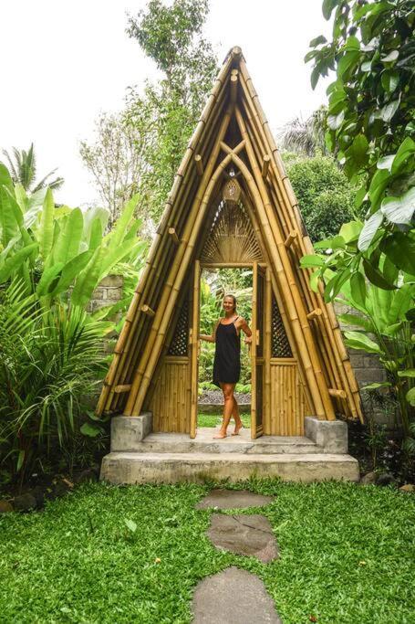Eco Bamboo Island Bali - Bamboo House #4 Villa Selat Kültér fotó
