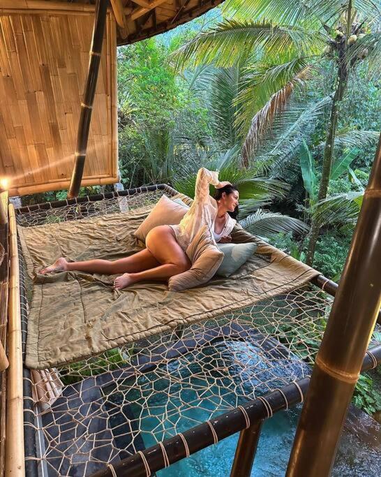 Eco Bamboo Island Bali - Bamboo House #4 Villa Selat Kültér fotó