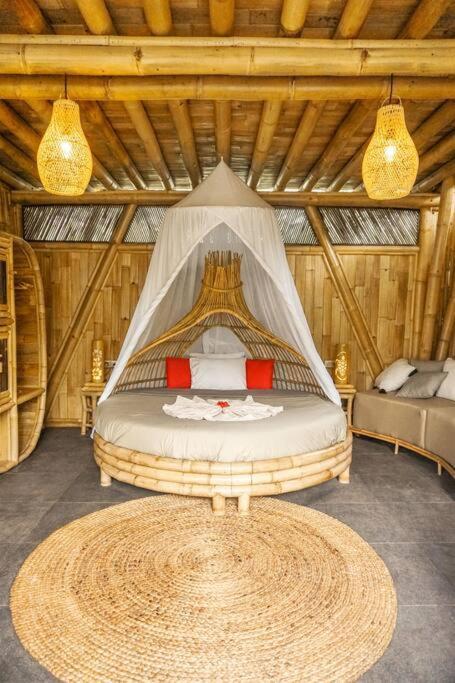 Eco Bamboo Island Bali - Bamboo House #4 Villa Selat Kültér fotó