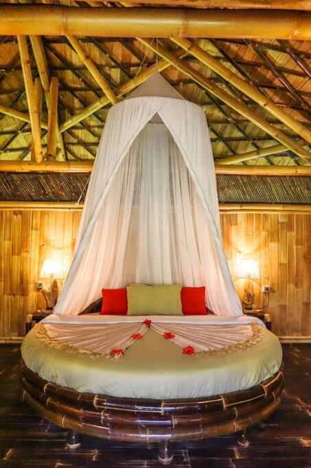 Eco Bamboo Island Bali - Bamboo House #4 Villa Selat Kültér fotó